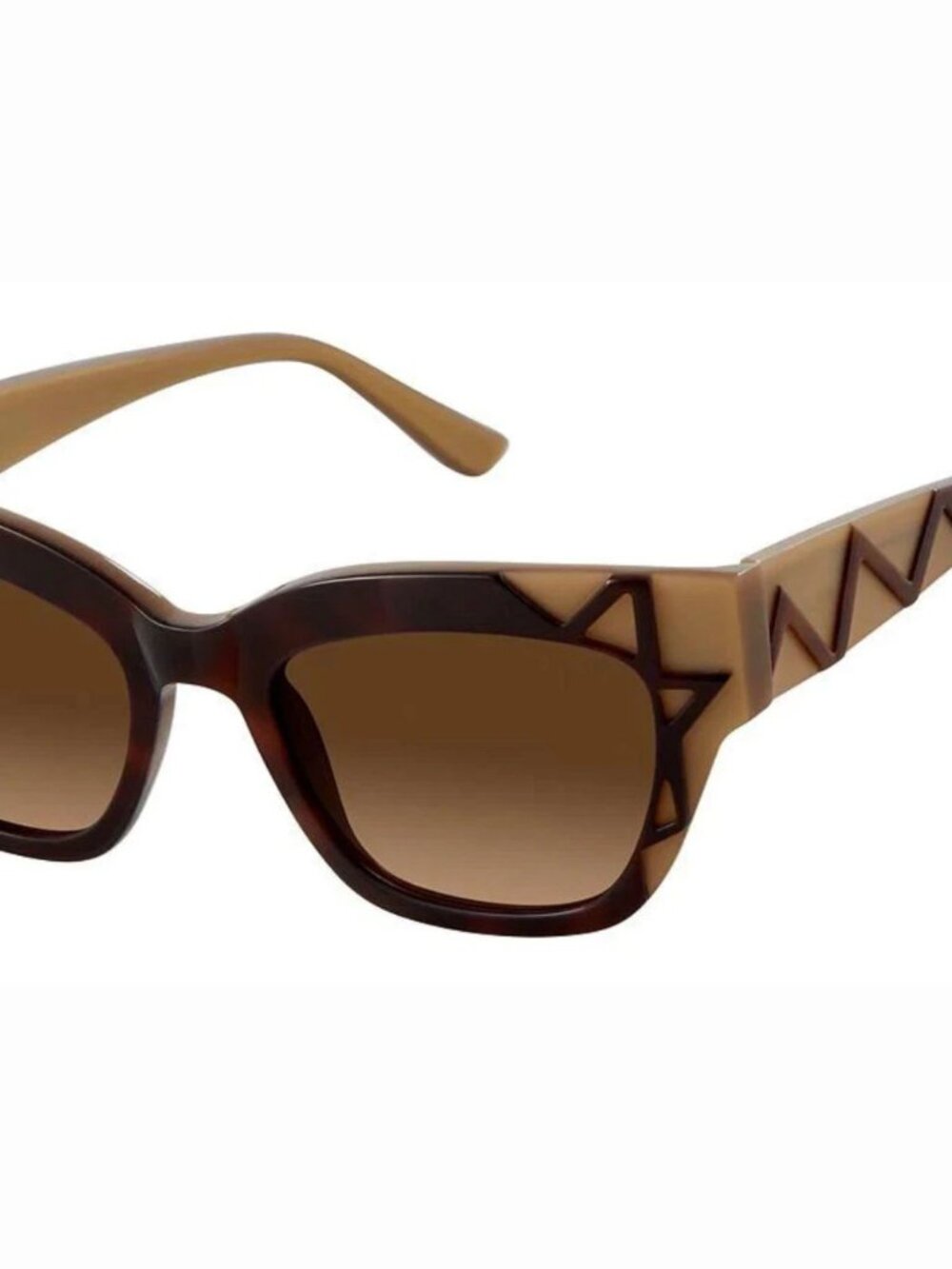 Gwen Stefani L.A.M.B. LA547 Tortoise Gold Frame / Brown Gradient Lens Sunglasses